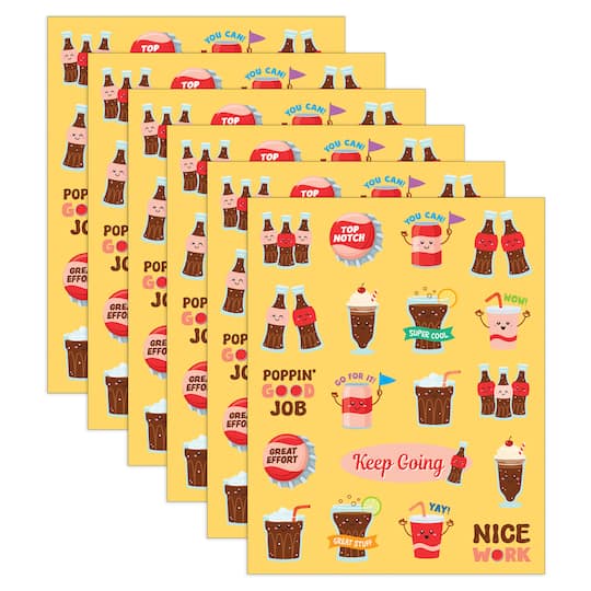 Teacher Created Resources® Cola Smelly Stickers, 6 Packs of 120